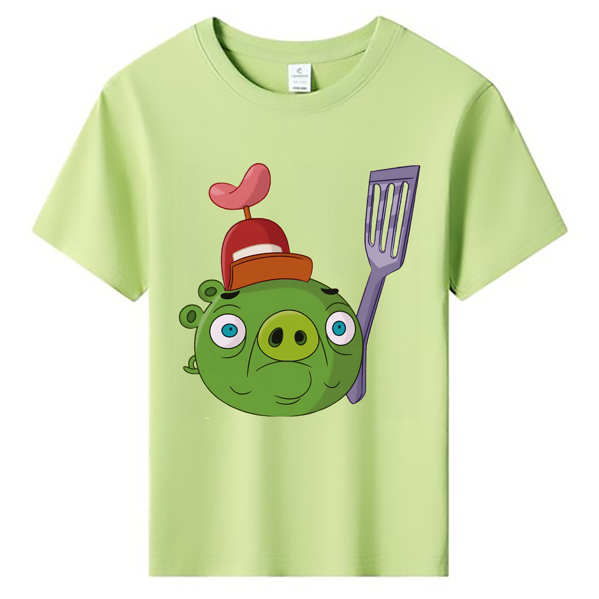 （画像用） Angry Birds アングリーバード 綿100％キッズTシャツ（フロントプリント）